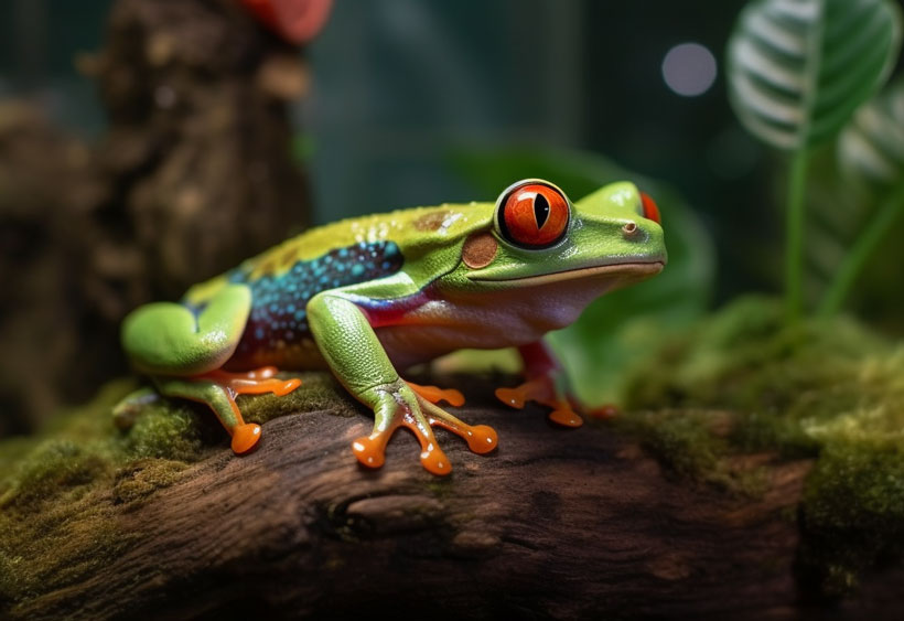 Keeping your red-eye frog healthy