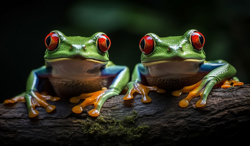 Red-Eyed Tree Frog Mating habits