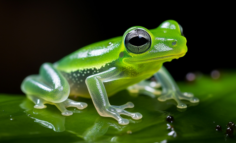 Diet of Baby Glass Frogs and Tadpoles