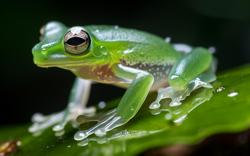 Glass Frog in Captivity