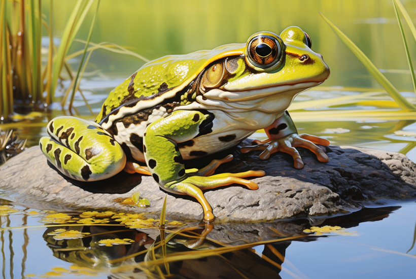 Male Frogs Call