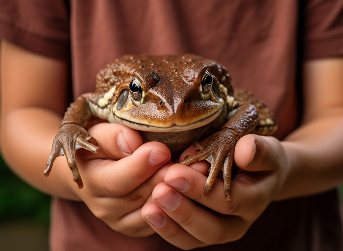 Capture Frogs By Hand