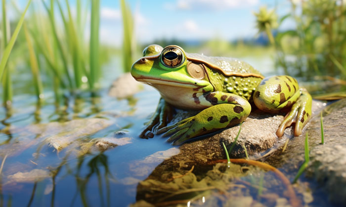 Frogs Defence Strategy Against Predators