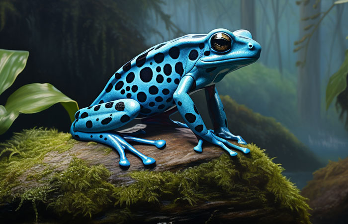 Frogs Use of Poisonous Skin