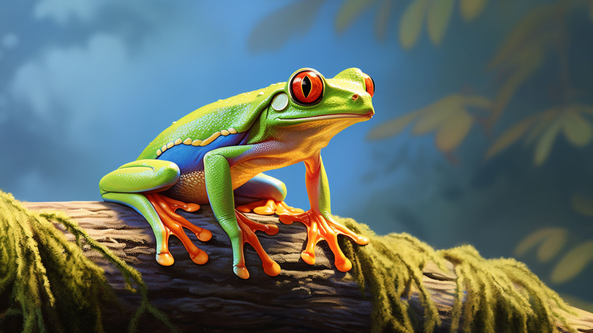 How Do Frogs Move with Their Long Legs?