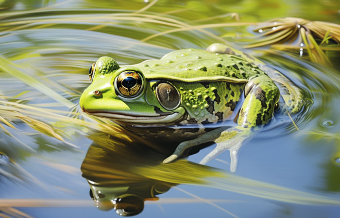 Frogs Catch Flying Butterflies