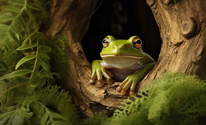 Frogs Suddenly Stop Croaking Establishing Territory