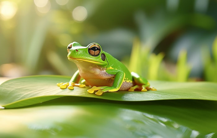 Tree Frogs Can Be Seen During the Day