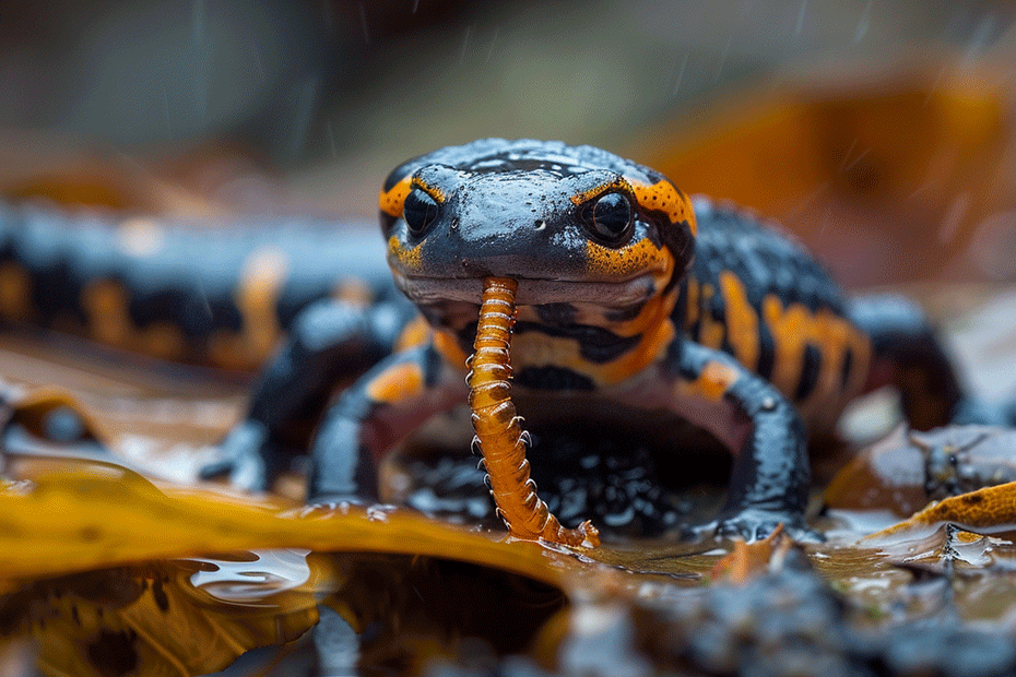 Can Salamanders Eat Mealworms