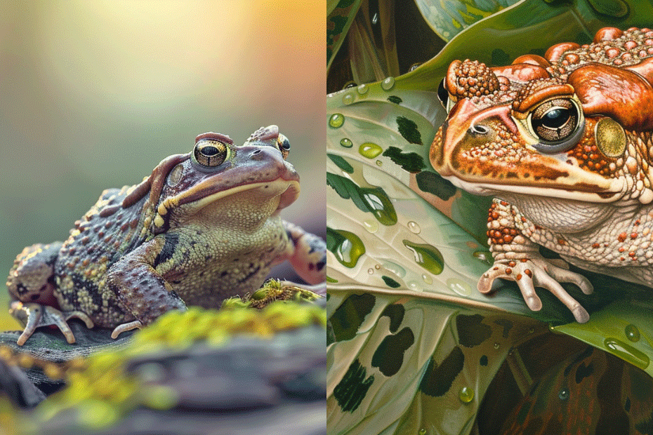 Cane Toad vs Southern Toad