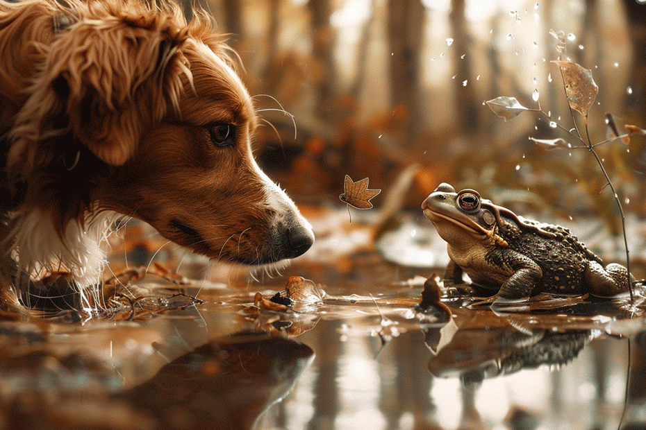 Dog Licked a Toad