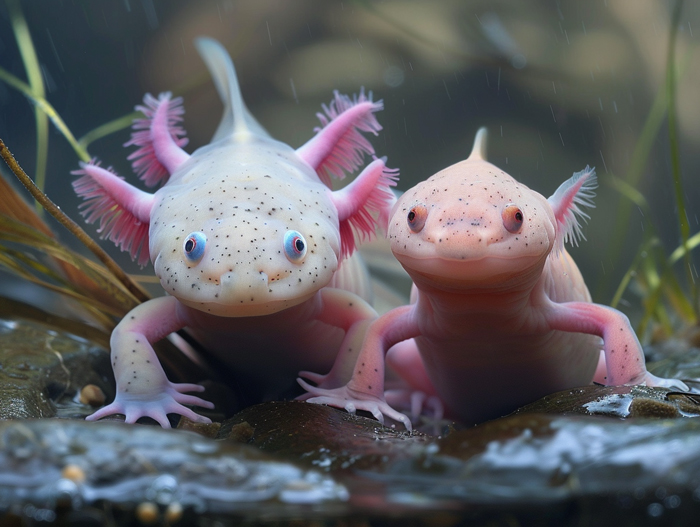 Axolotl vs. Salamander