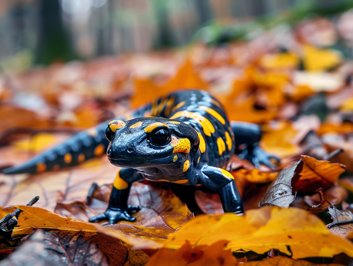 Salamanders' Skeletal Structure