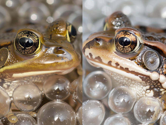 Toad Eggs vs Frog Eggs